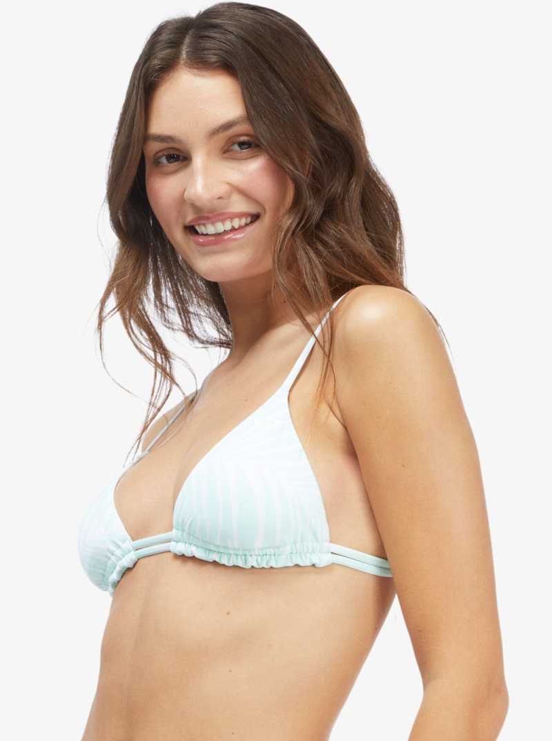 Hauts De Bikini Roxy Palm Tree Dreams Reversible Triangle Femme Vert | 265108USH