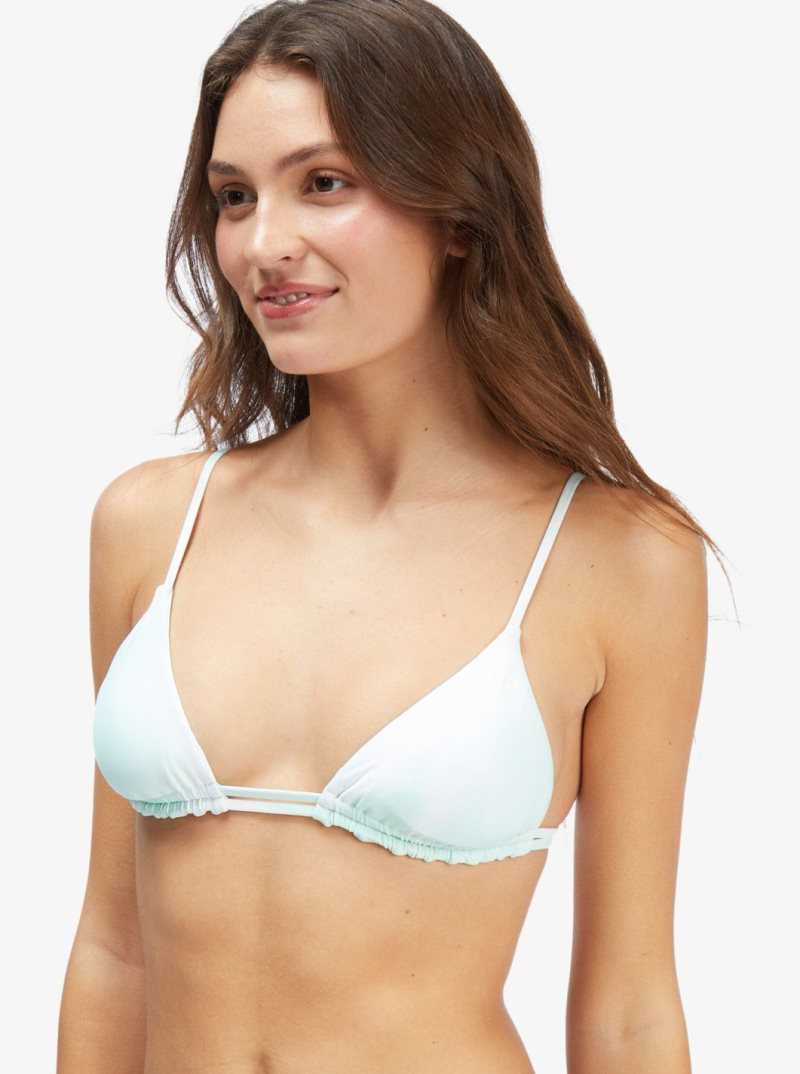 Hauts De Bikini Roxy Palm Tree Dreams Reversible Triangle Femme Vert | 265108USH