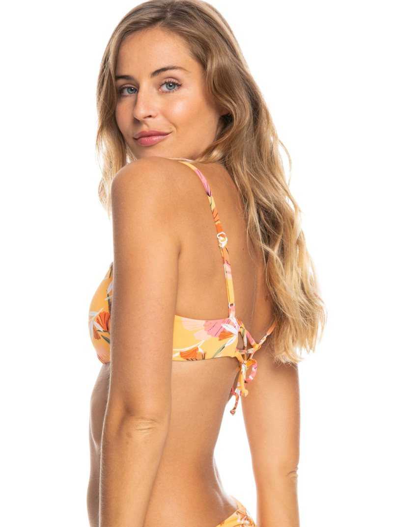 Hauts De Bikini Roxy Printed Beach Classics Athlétiques Triangle Femme | 423851VML
