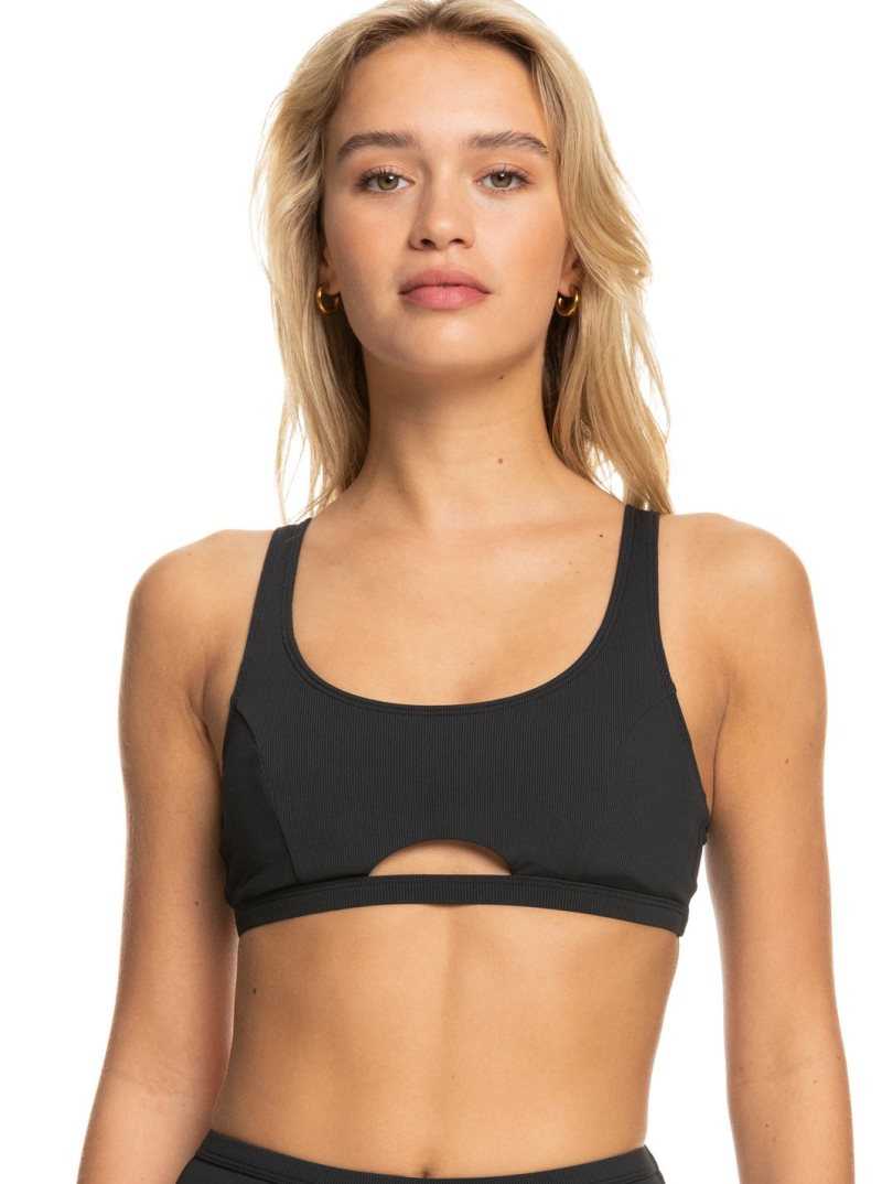 Hauts De Bikini Roxy Pro The Tilt Shift Bra Femme Grise Foncé | 183679GZS