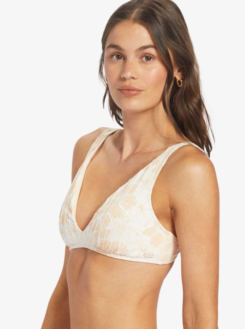 Hauts De Bikini Roxy Rib Love The Oceana V Femme | 347920MRY
