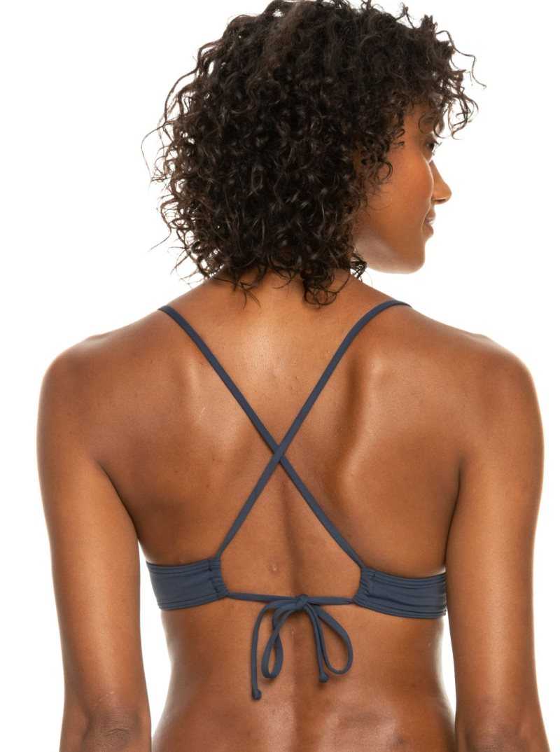 Hauts De Bikini Roxy Sd Beach Classics Ba Athl Tri Separate Femme Indigo | 613092TBJ