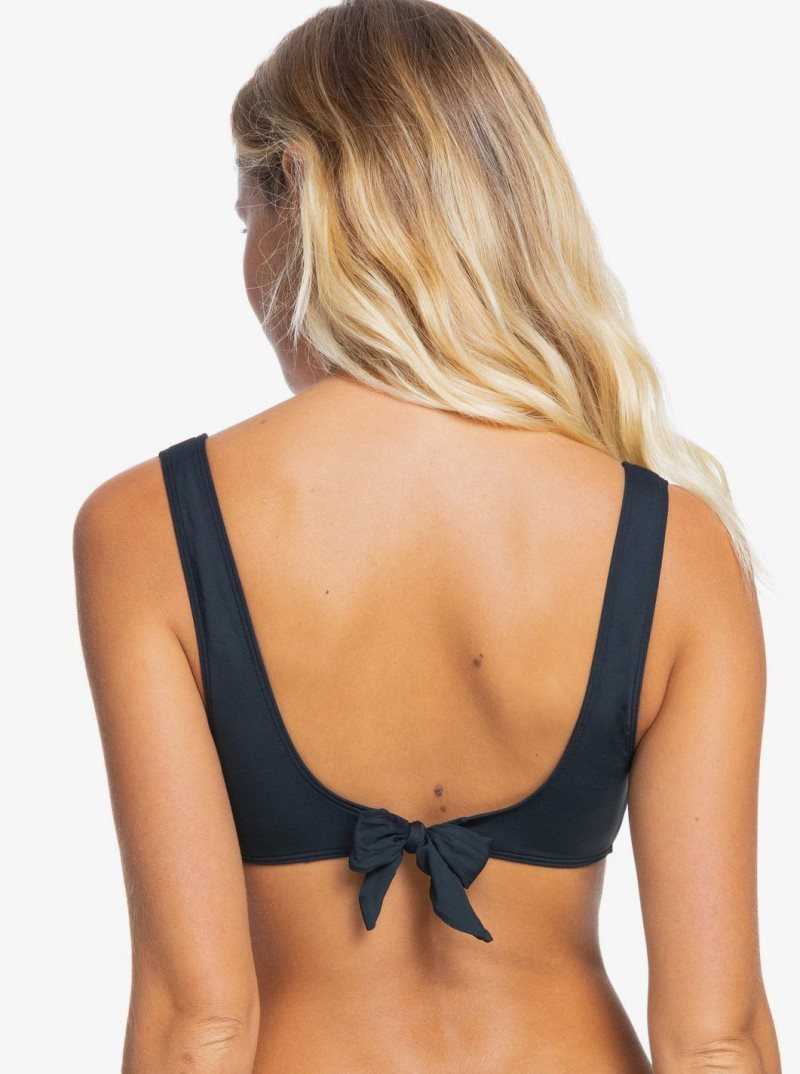 Hauts De Bikini Roxy Sd Beach Classics Elong Tri Separate Femme Grise Foncé | 043217RYX