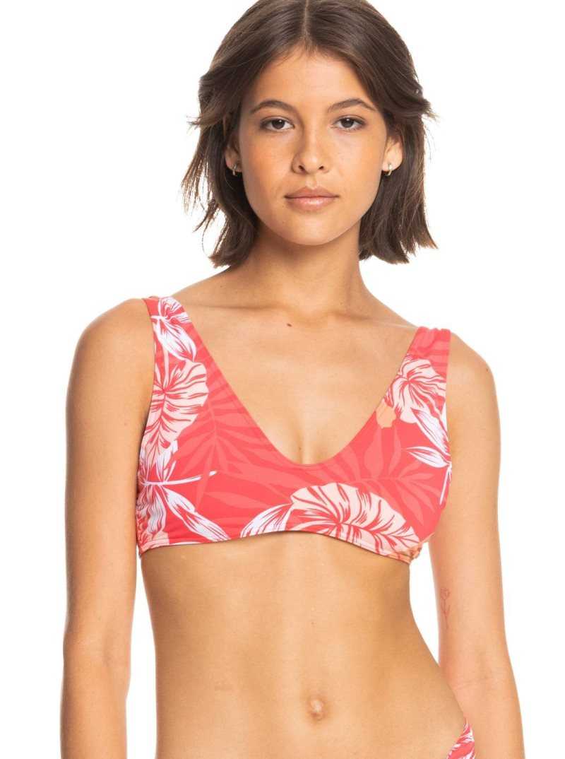 Hauts De Bikini Roxy Seaside Tropics Bralette Femme | 174965BWY