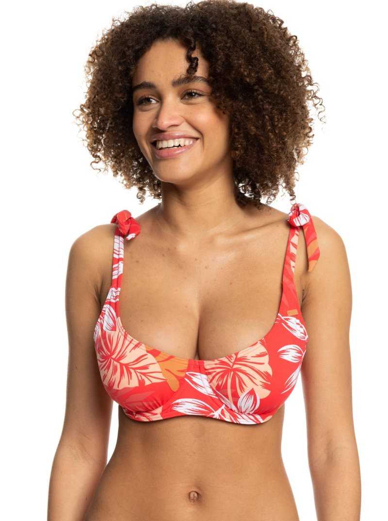 Hauts De Bikini Roxy Seaside Tropics D-Cup Underwire Femme | 283509YIN