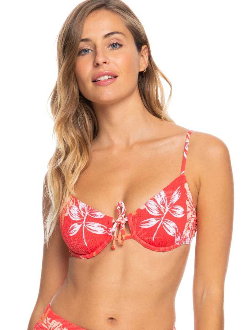 Hauts De Bikini Roxy Seaside Tropics Underwired Bra Femme | 802415WEP