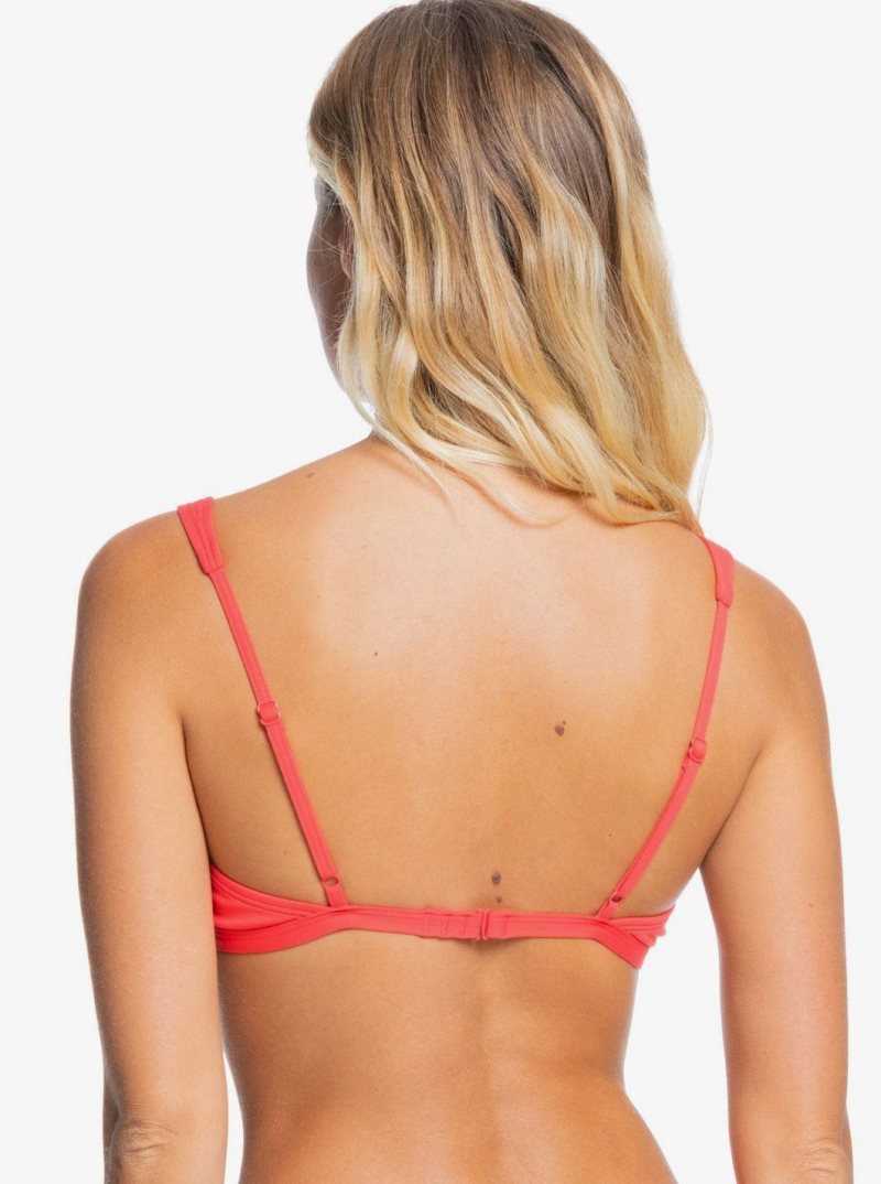 Hauts De Bikini Roxy Solid Beach Classics Elongated Triangle Femme | 497025JFL