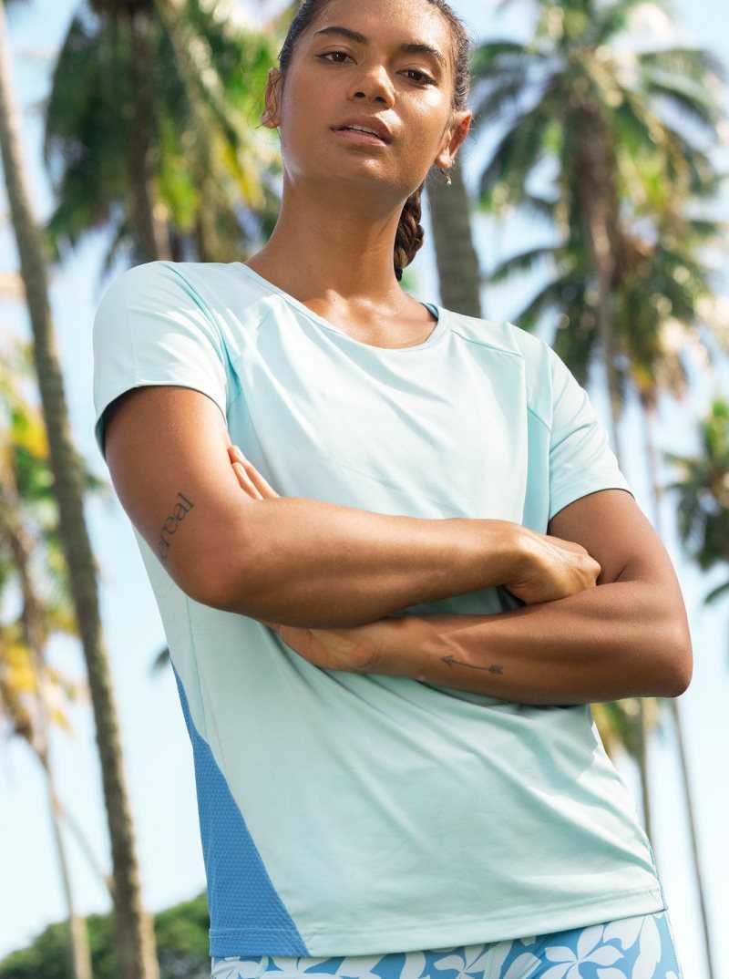 Hauts Roxy Active See The Good Technical T-Shirt Femme | 756932UVQ