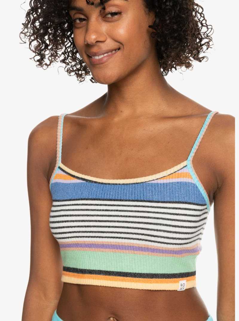 Hauts Roxy Best Time Of Day Rib Knit Femme Grise Foncé | 623150YRP
