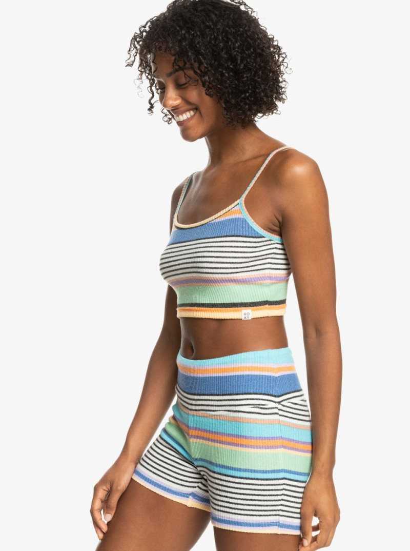 Hauts Roxy Best Time Of Day Rib Knit Femme Grise Foncé | 623150YRP