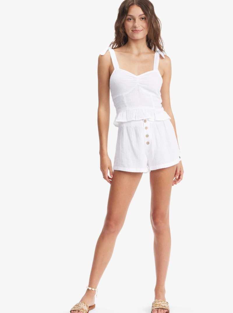 Hauts Roxy Beyond Me Lanières Femme Blanche | 794285HBK