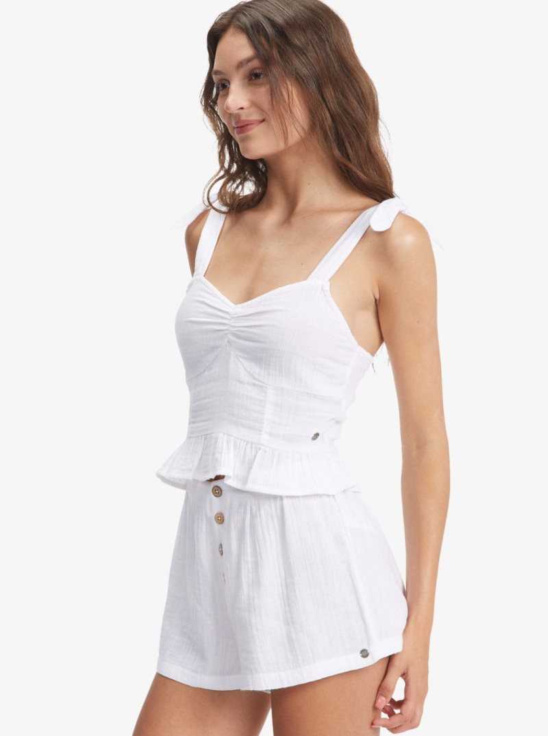 Hauts Roxy Beyond Me Lanières Femme Blanche | 794285HBK