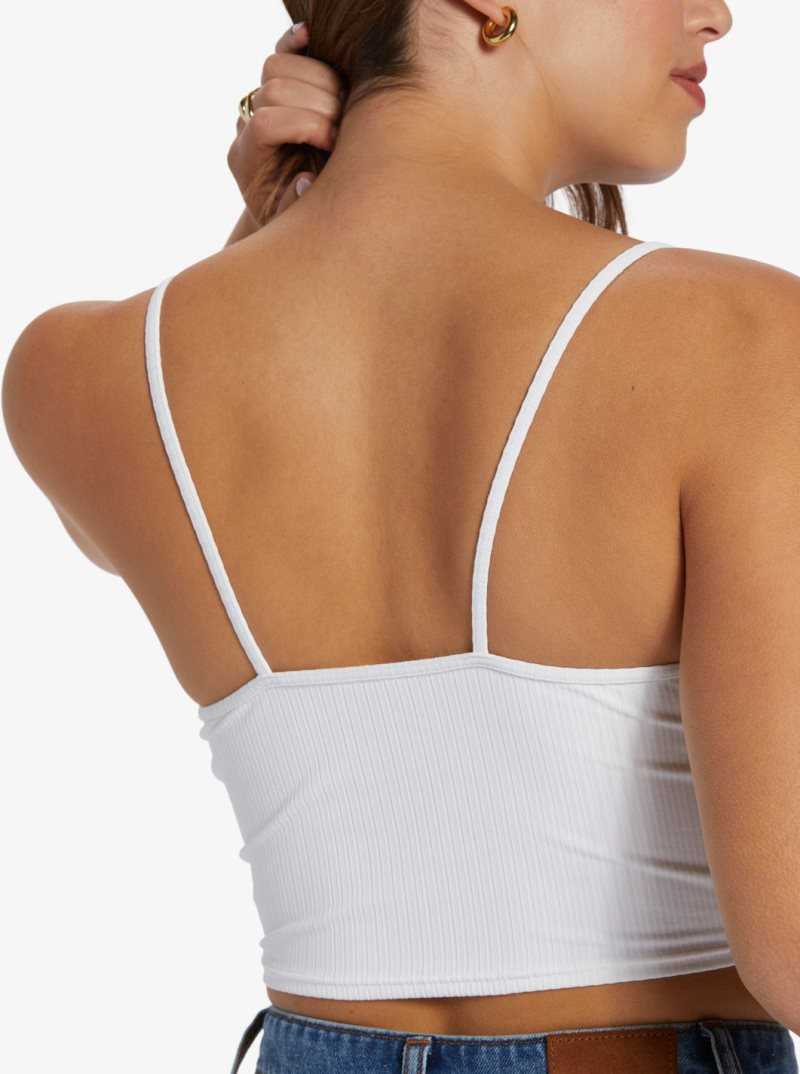Hauts Roxy Brami Lanières Femme Blanche | 192765RXA