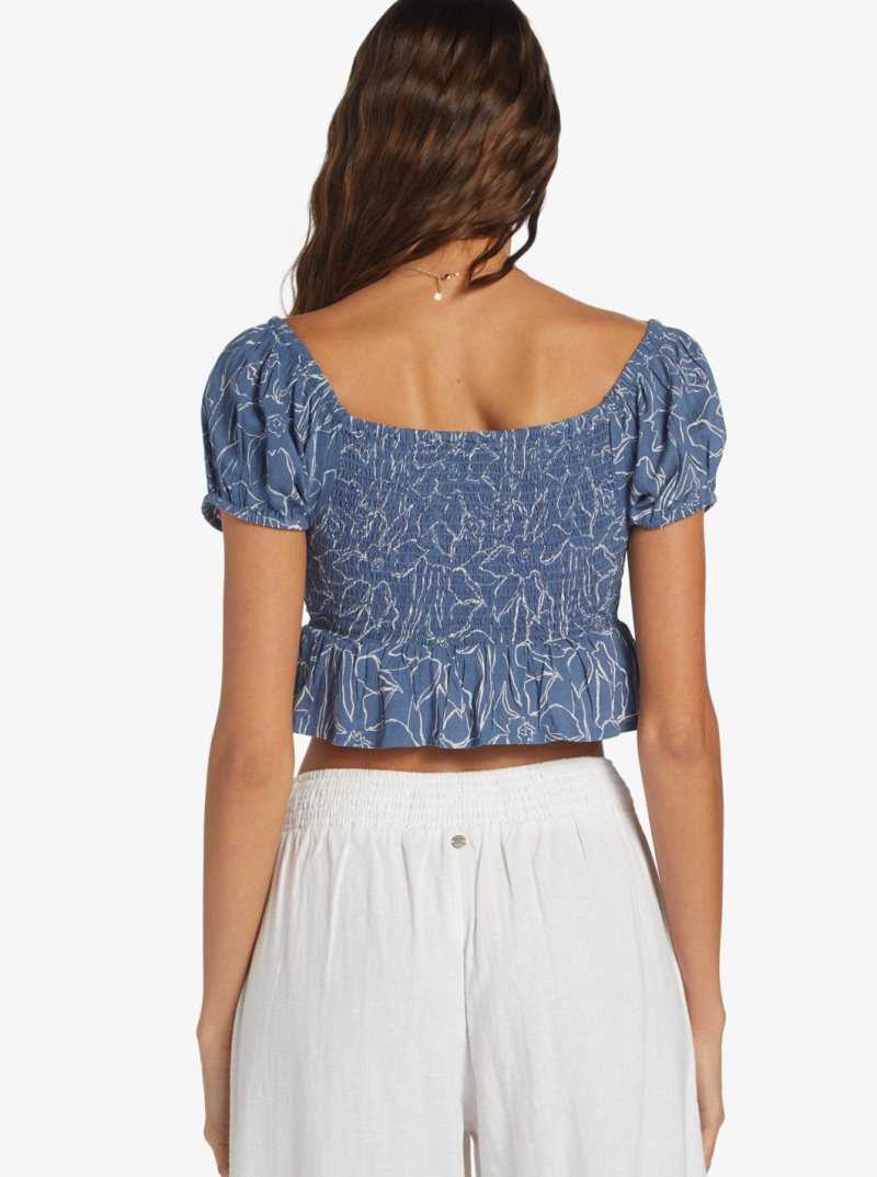 Hauts Roxy Clearwater Cove Corta Length Corta Sleeve Femme | 402851POH