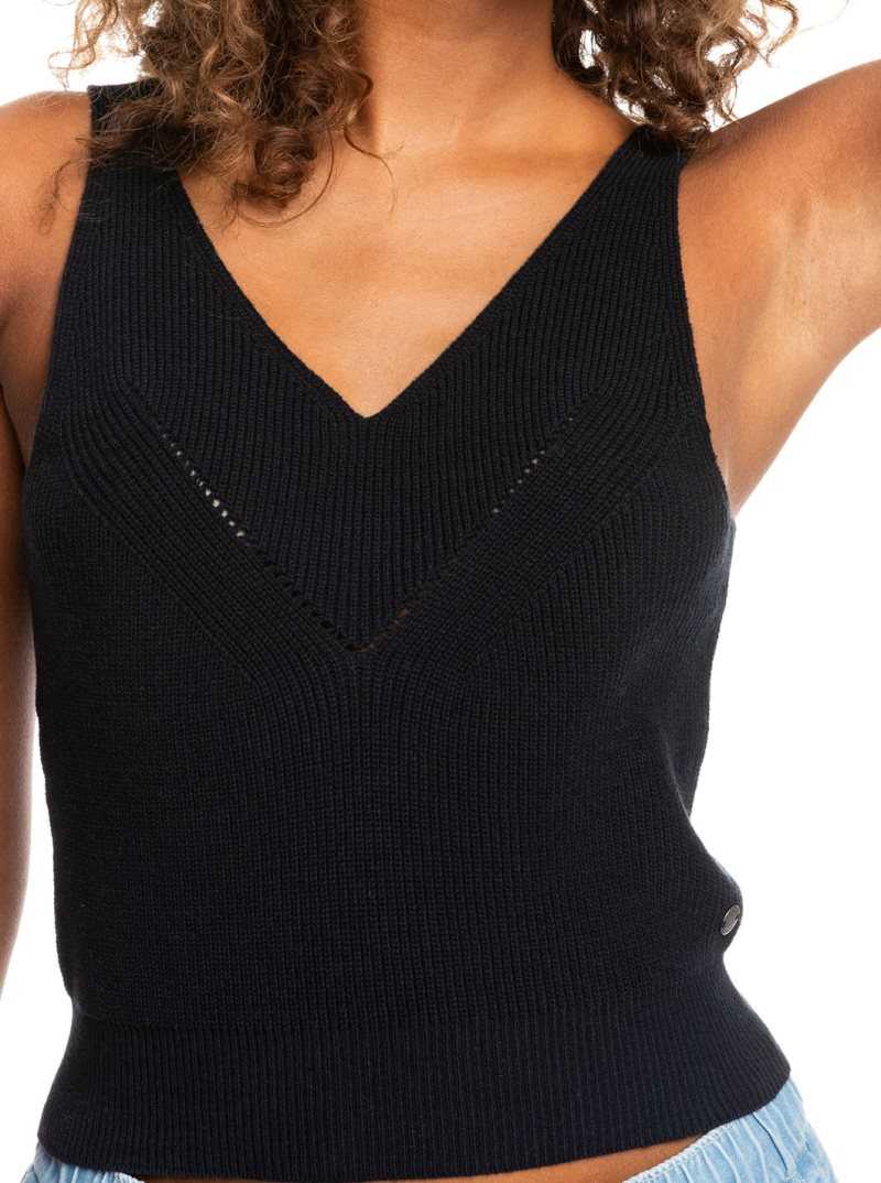 Hauts Roxy Crazy Glory Crop Pull Tank Femme Grise Foncé | 356248VBH
