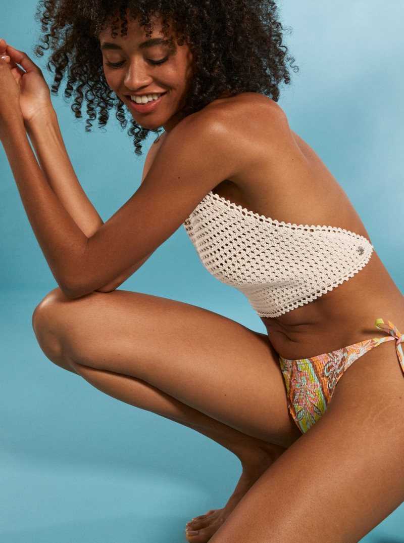 Hauts Roxy Daydreamer Cropped Knit Halter Femme | 205647YSR