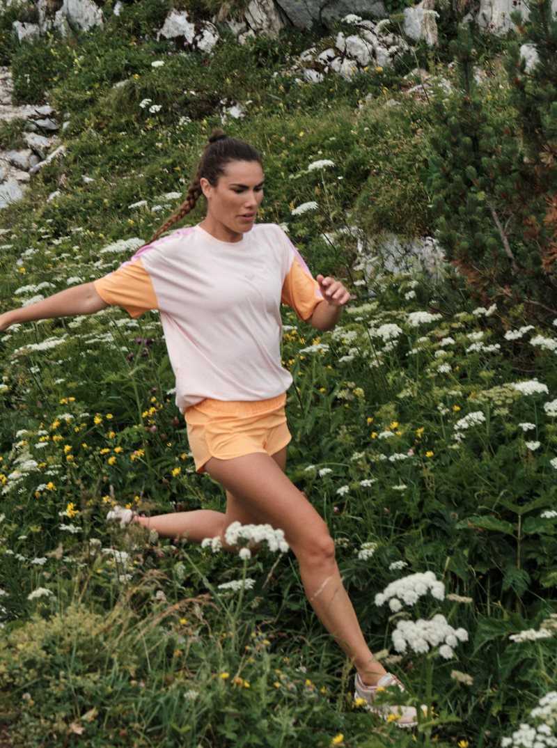 Hauts Roxy Essential Energy Sports T-Shirt Femme Corail | 731604FLI
