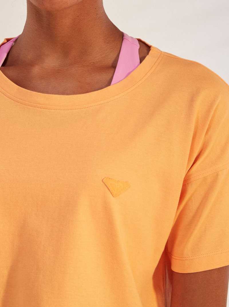 Hauts Roxy Essential Sports T-Shirt Femme Orange | 902378TUQ