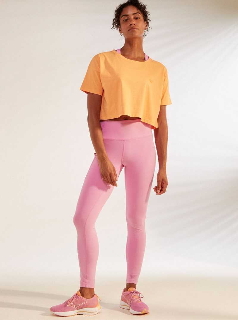 Hauts Roxy Essential Sports T-Shirt Femme Orange | 902378TUQ