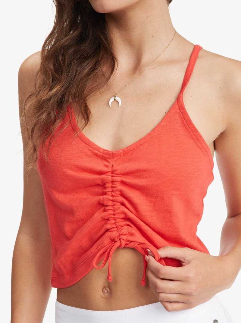Hauts Roxy Flirty Feels V-Neck Femme | 710329RDM
