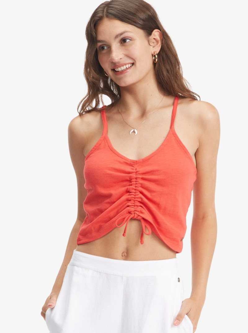 Hauts Roxy Flirty Feels V-Neck Femme | 710329RDM