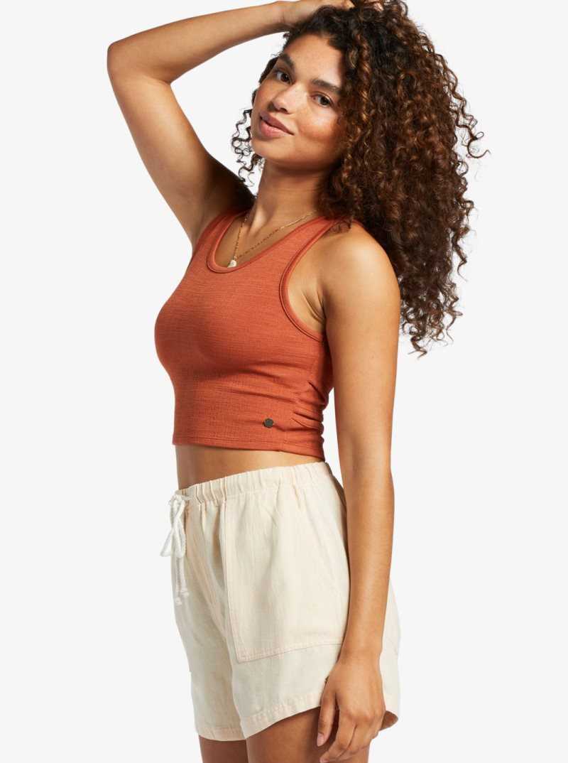 Hauts Roxy Good Keepsake Crop Femme | 652804RID