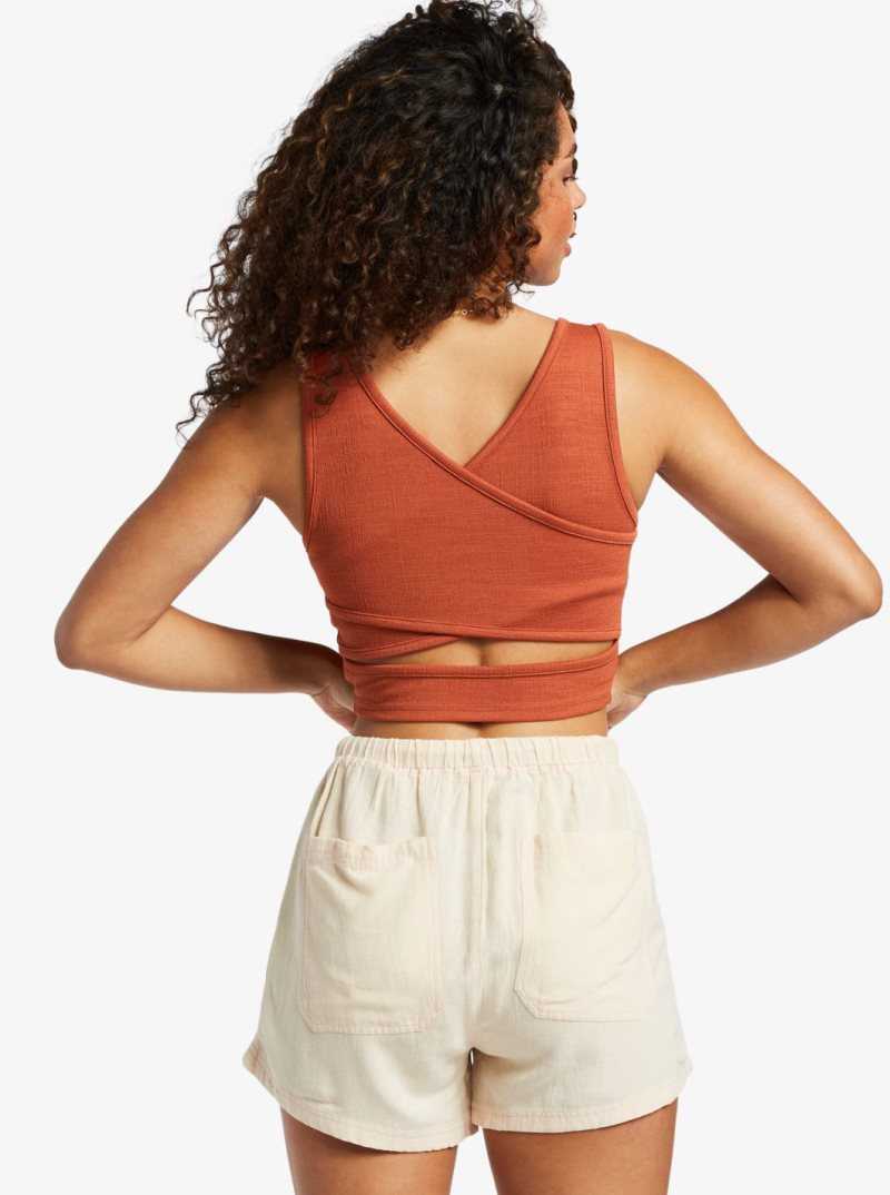 Hauts Roxy Good Keepsake Crop Femme | 652804RID