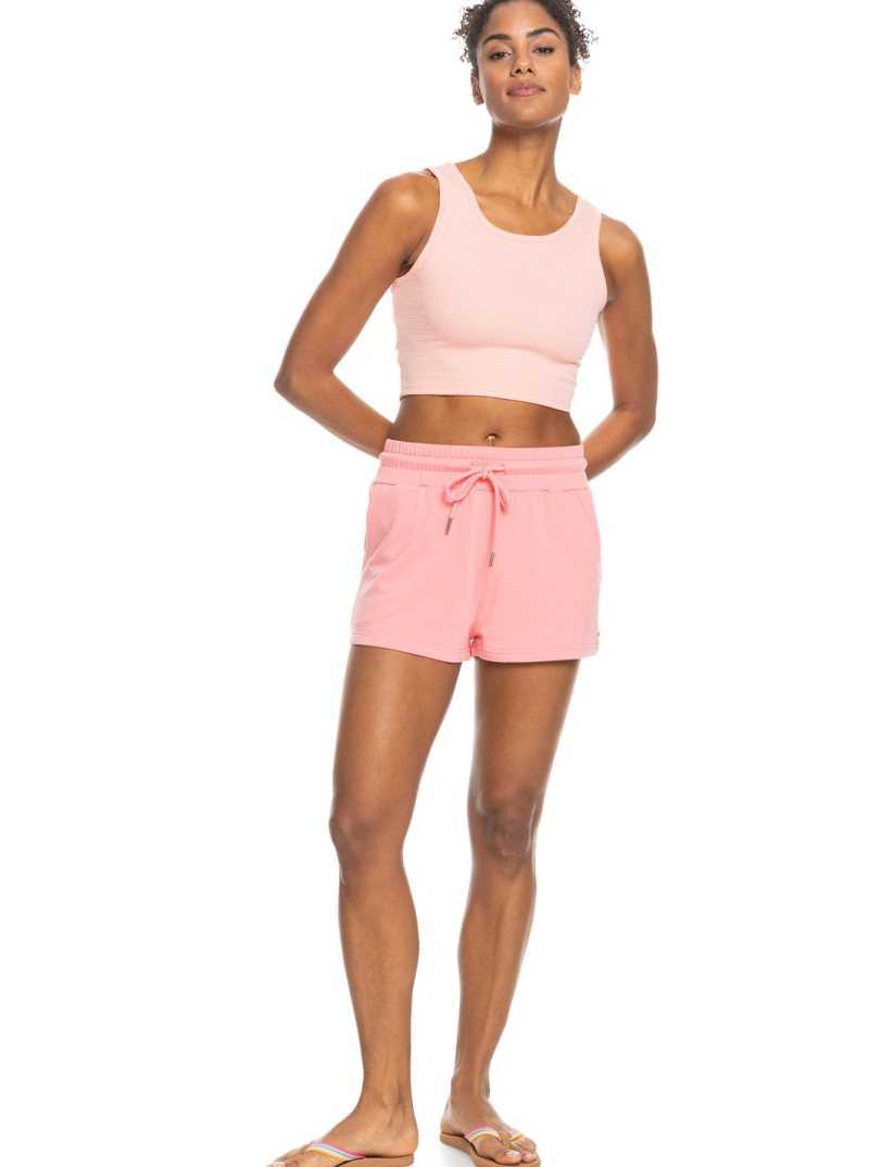Hauts Roxy Good Keepsake Crop Femme Corail | 870364VFR
