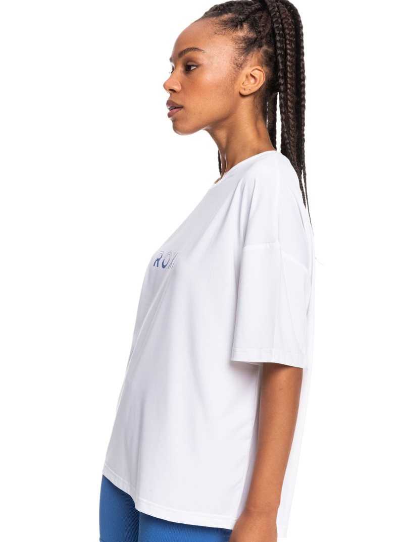 Hauts Roxy In Your Eyes Sports T-Shirt Femme Blanche | 108467SMK
