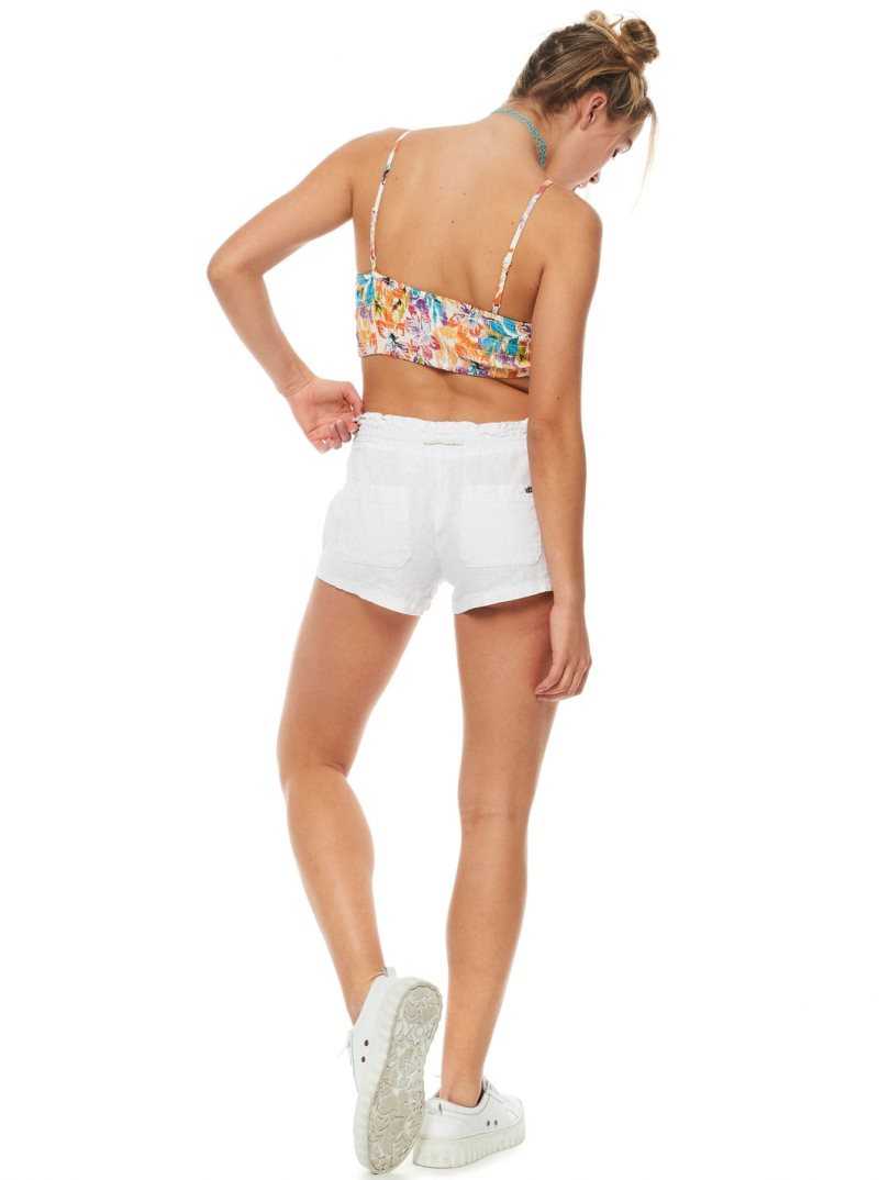 Hauts Roxy Live Free Lanières Tank Femme Blanche | 253081CSA