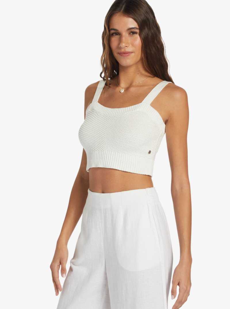 Hauts Roxy Moody Dream Lanières Tank Femme Blanche | 120873CLI