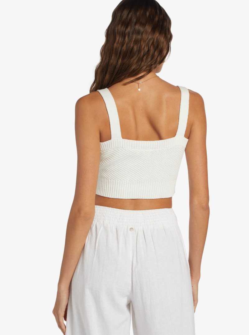 Hauts Roxy Moody Dream Lanières Tank Femme Blanche | 120873CLI