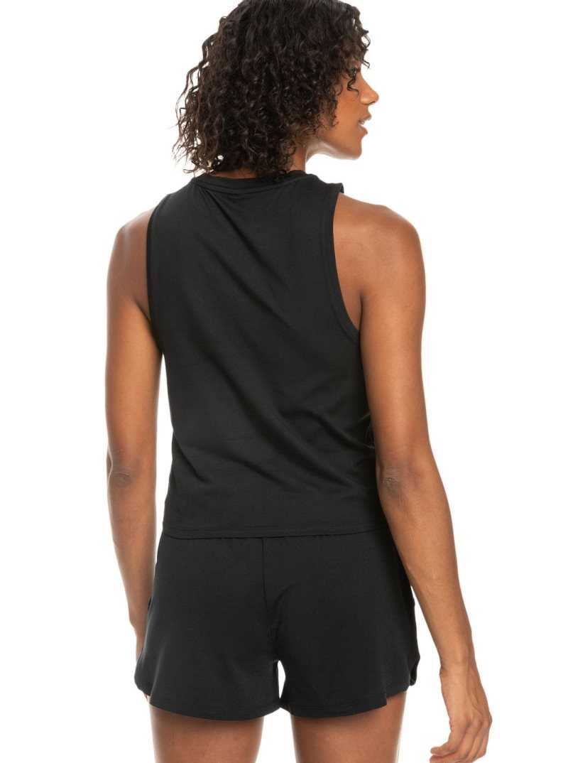 Hauts Roxy Naturally Active Sports Tank Femme Grise Foncé | 728149SWY