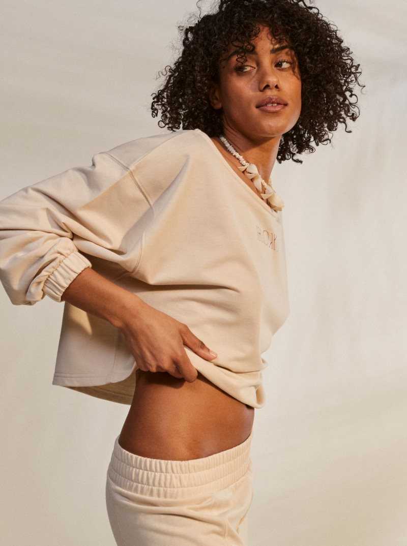 Hauts Roxy Next Set Slouchy Sweatshirt Femme | 210983BPA