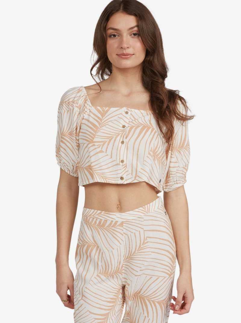 Hauts Roxy Pure Sugar Puff Sleeve Femme | 289016GLX