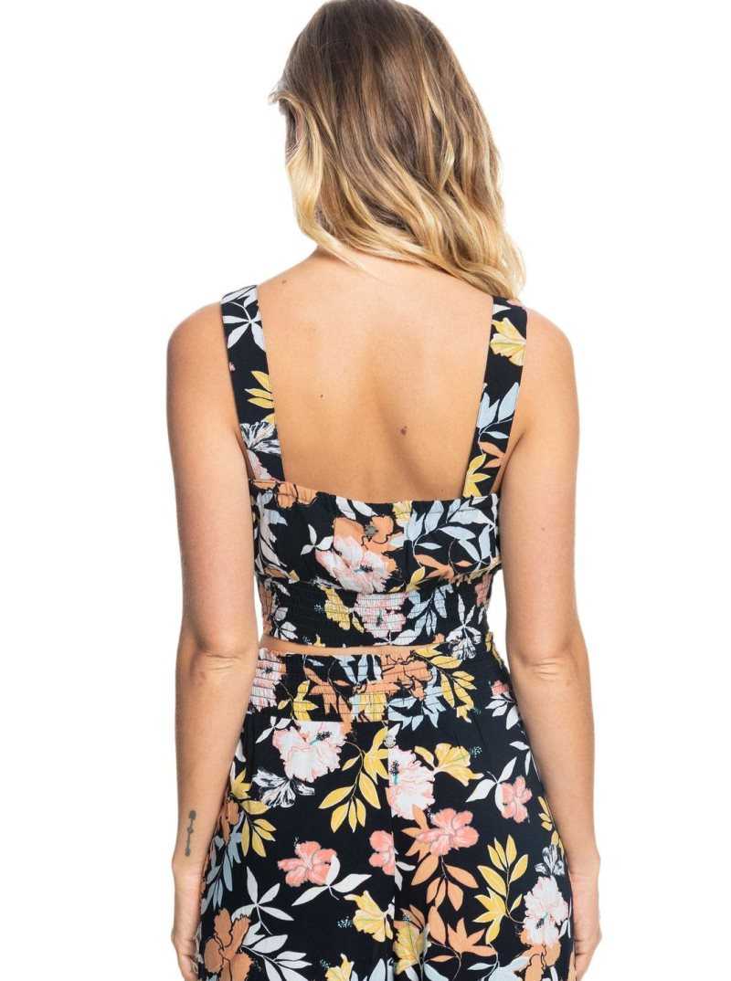 Hauts Roxy Sea Fog Lanières Tank Femme Grise Foncé | 740529PLF