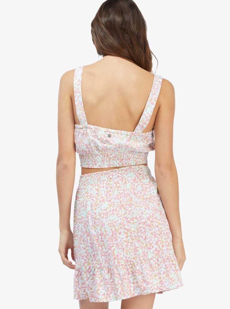 Hauts Roxy Sea Fog Lanières Tank Femme Vert | 147623PMT
