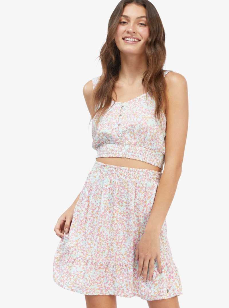 Hauts Roxy Sea Fog Lanières Tank Femme Vert | 147623PMT
