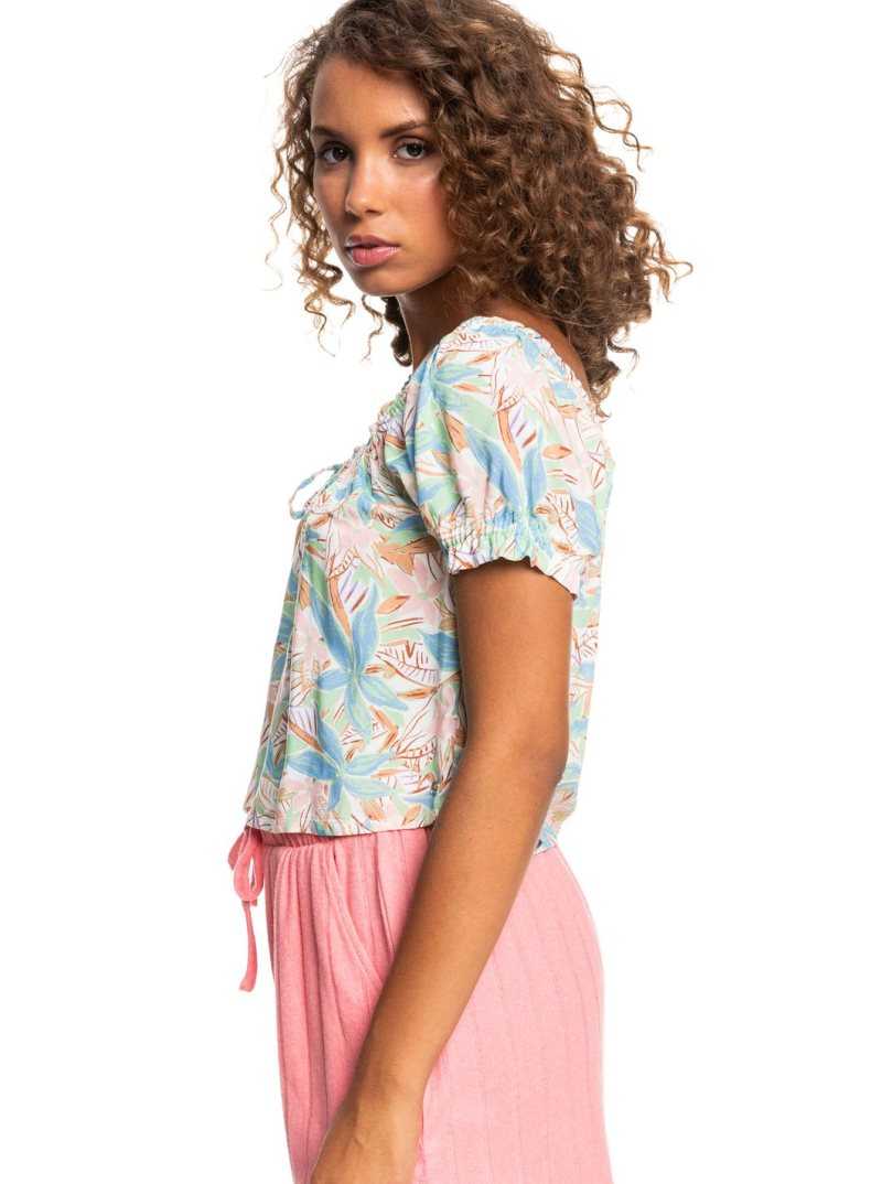 Hauts Roxy Shallow Love Corta Sleeve Femme | 263795CQI