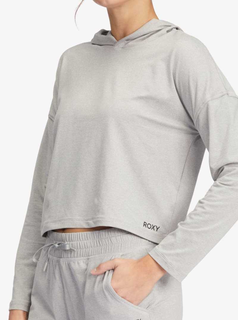 Hauts Roxy Sun Might Shine Long Sleeve Encapuchonné T-Shirt Femme | 369450TMV