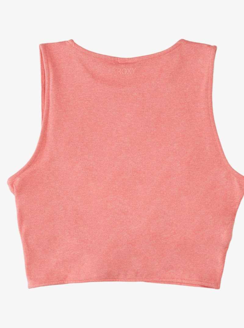 Hauts Roxy Sun Might Shine Sports Femme Rose | 430587QTI