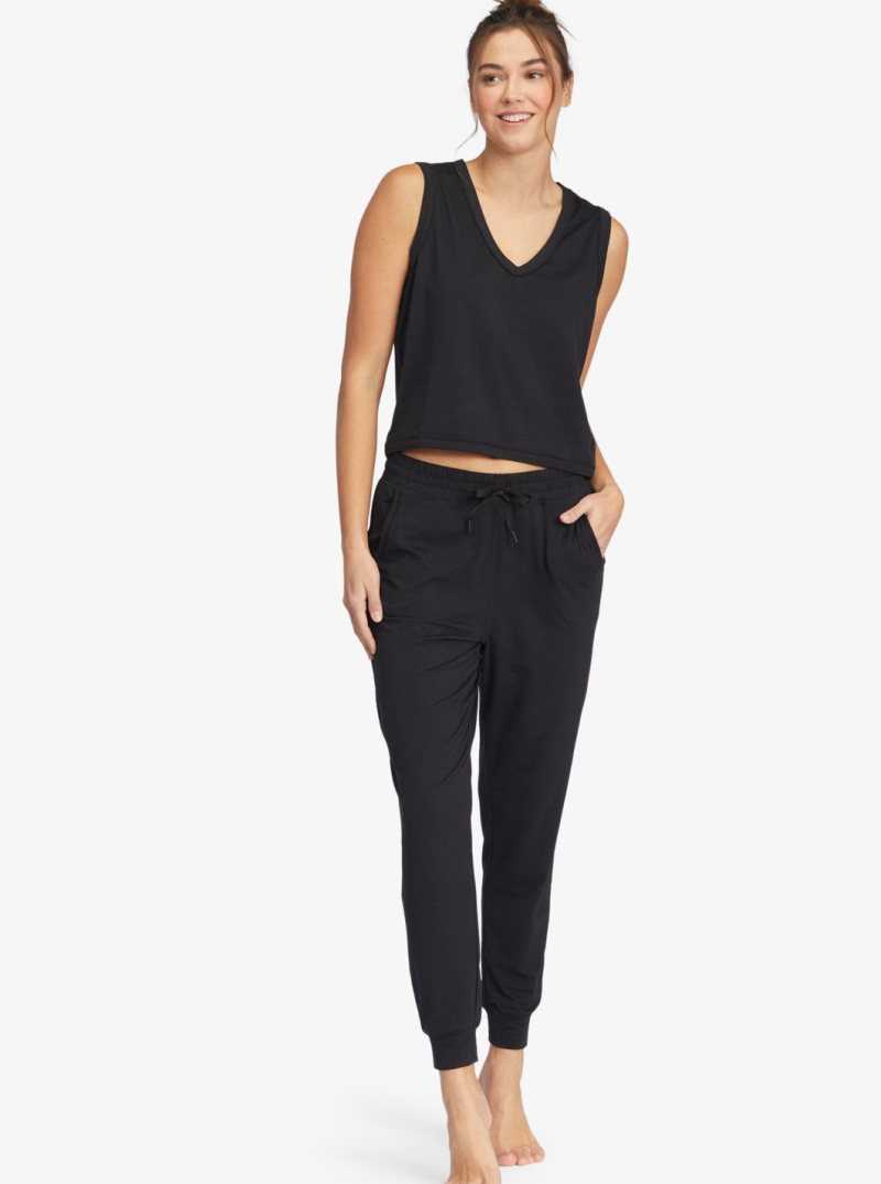 Hauts Roxy Sun Might Shine V-Neck Tank Femme Grise Foncé | 016982CKM