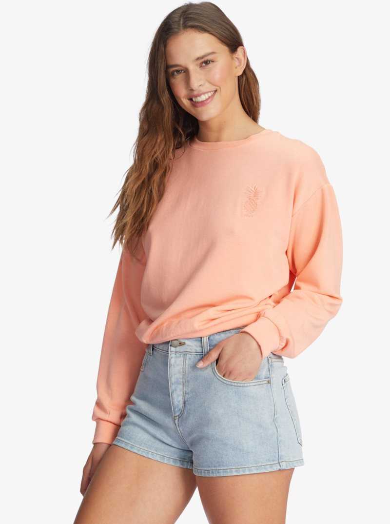 Hauts Roxy Surfing By Moonlight Long Sleeve Lounge Femme | 540817OQY