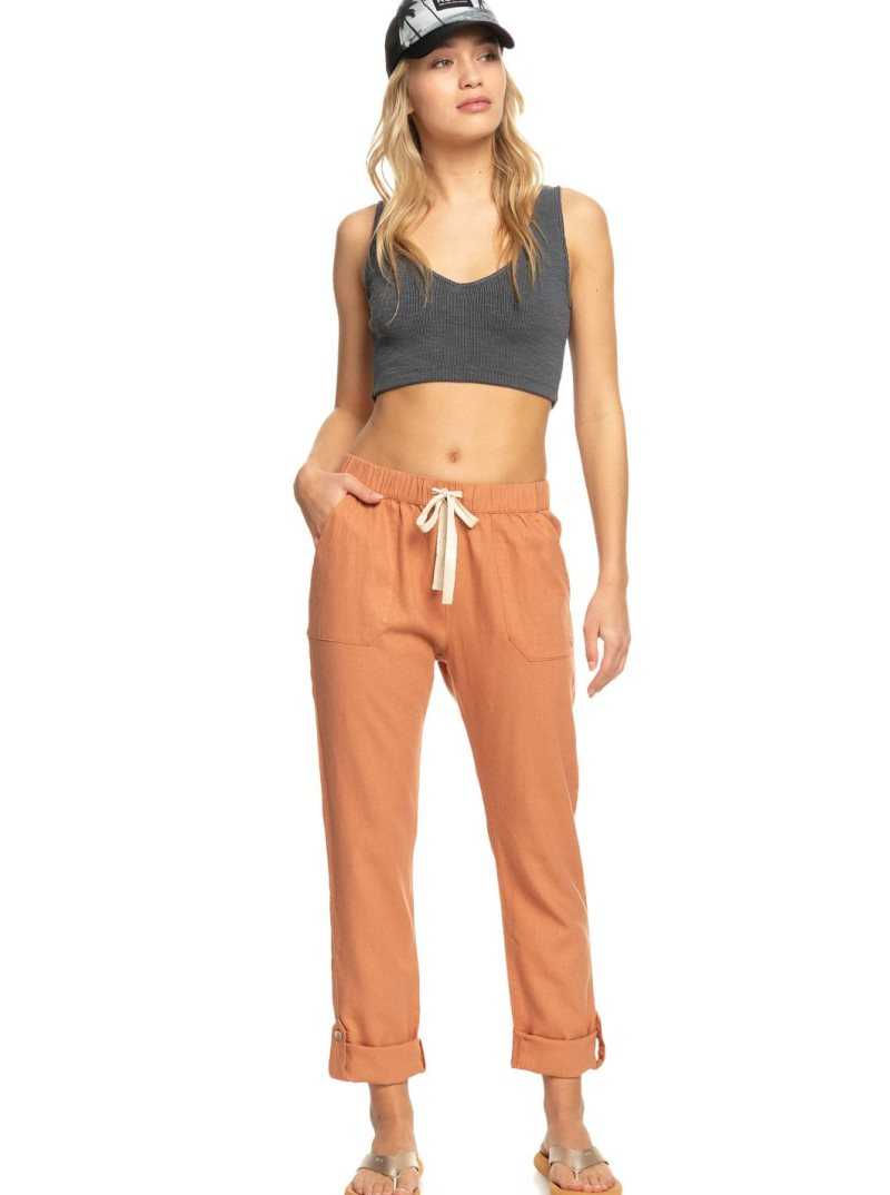 Hauts Roxy Time To Move Rib Knit Lanières Femme Grise Foncé | 932754TSE