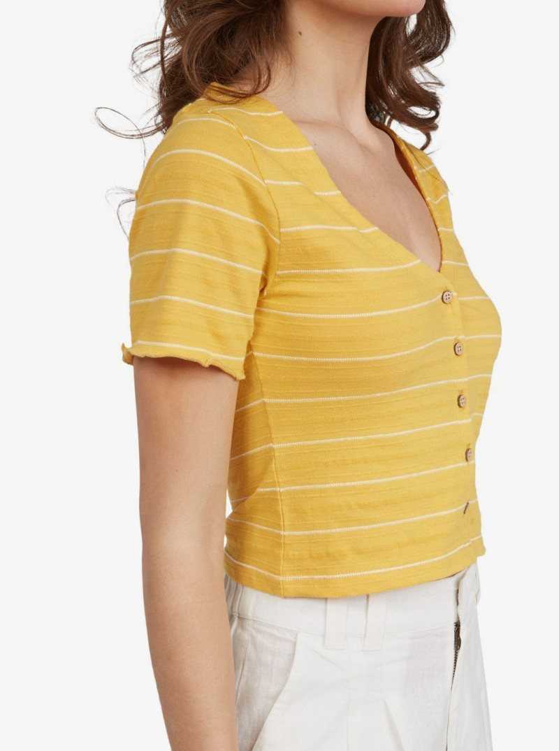 Hauts Roxy Uncomplicated Mind Button Up Femme | 468307NVC