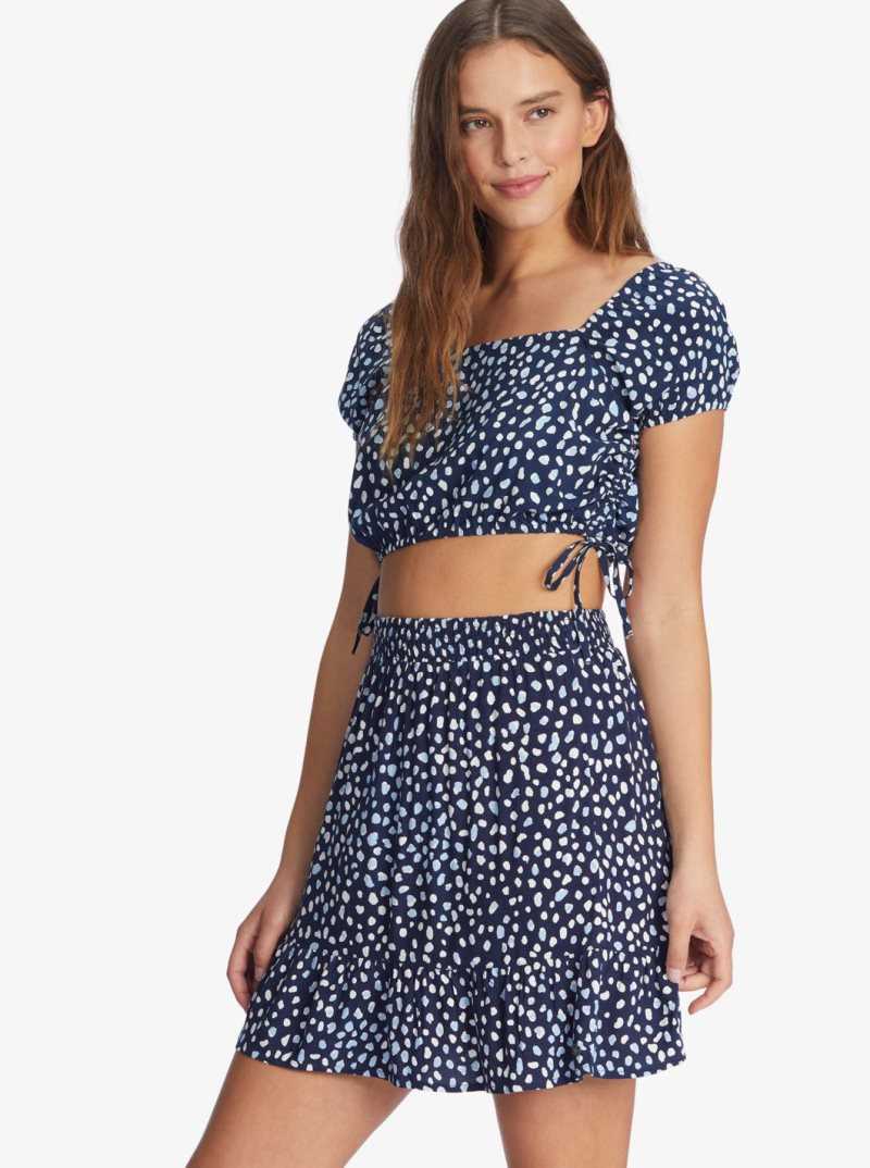 Jupe Roxy Night Out Femme Indigo | 398742WZN