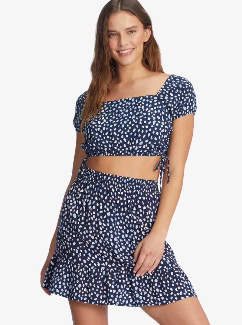 Jupe Roxy Night Out Femme Indigo | 398742WZN