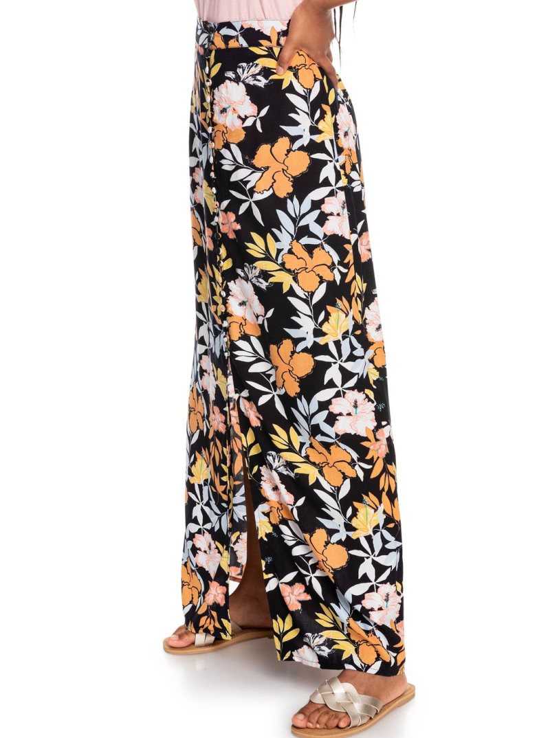 Jupe Roxy Sunset Shimmer Maxi Femme Grise Foncé | 304526OGE