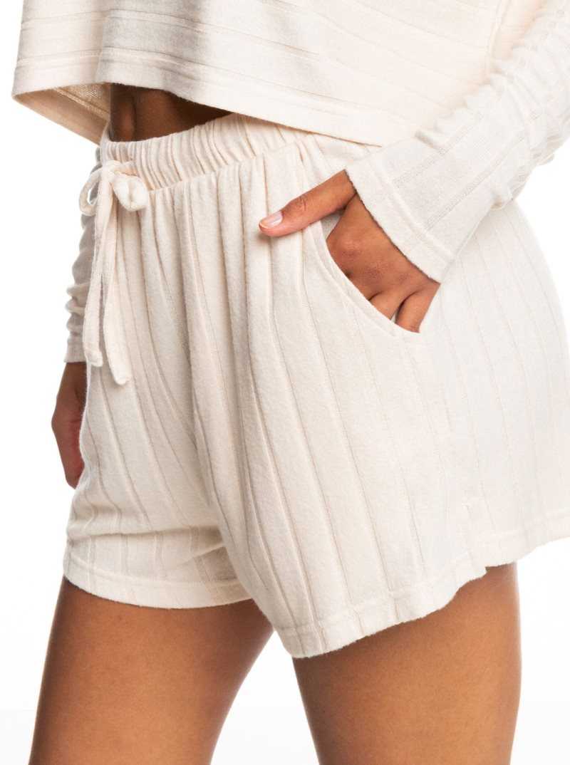 Loungewear Roxy Catch Me If You Can Larges Rib Shorts Femme | 652137HVI