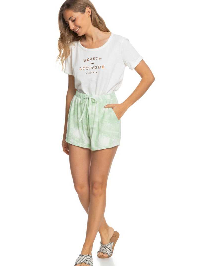 Loungewear Roxy Endless Daze Rib Shorts Femme | 081563DYP